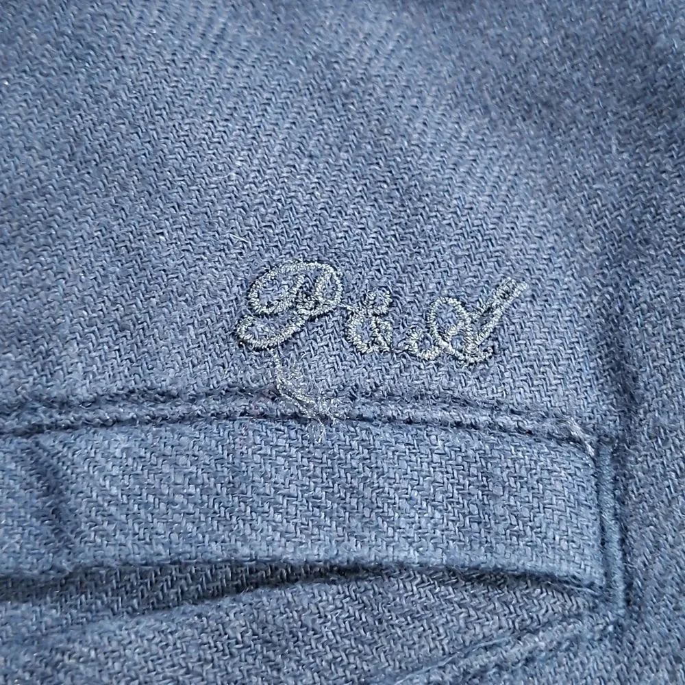 Porter & Ash Pants Mens 34x29 Linen Chino Navy Slim Fit Washable Preppy Beach